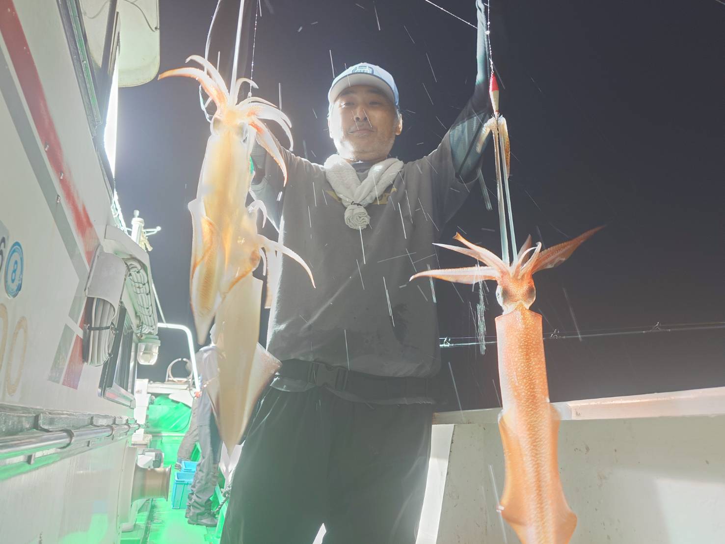 ケンサキイカ釣り
